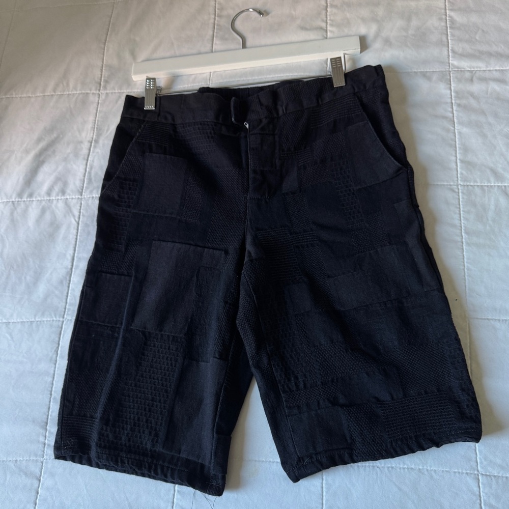 Vintage Black Denim Shorts